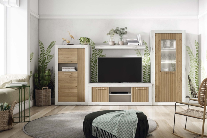 Salón moderno con TV